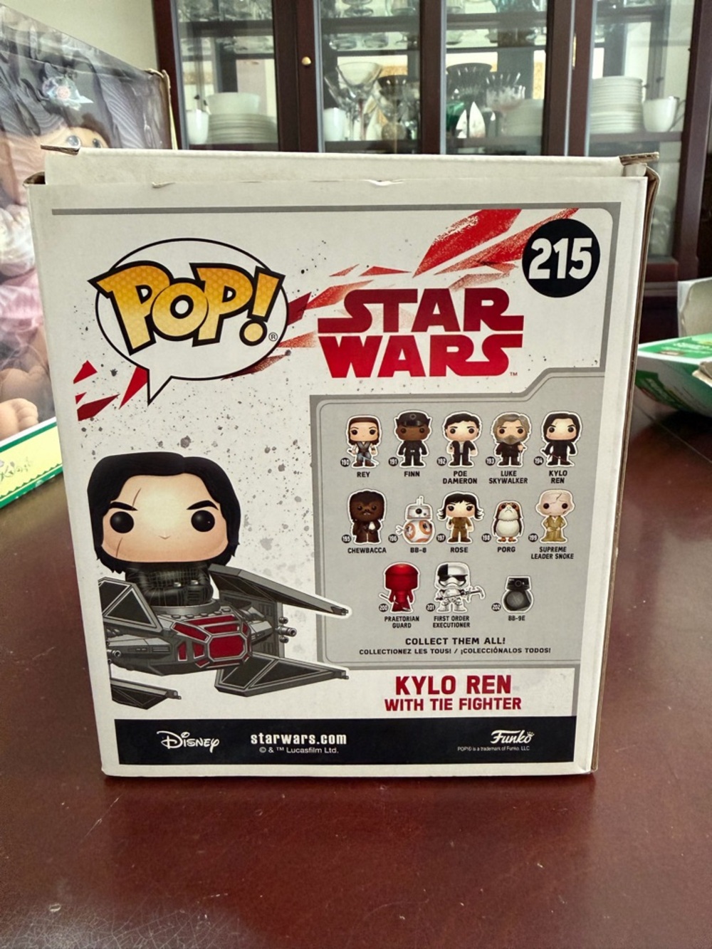Funko Pop! Star Wars Kylo Ren with TIE Fighter (Black, Red, Gray) - Picture 4 of 9